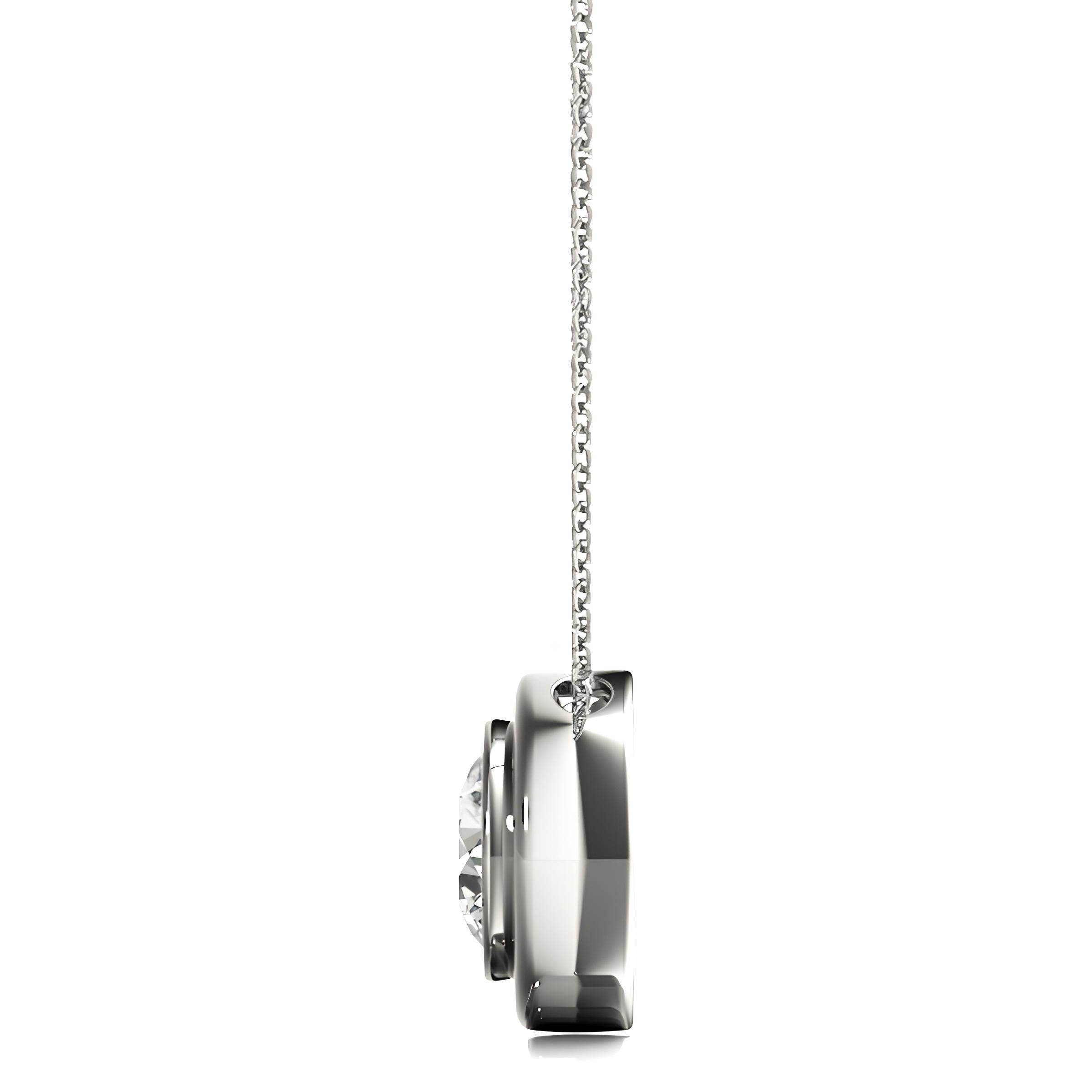 0.25 to 2.00 CTW Lab-Grown Round Diamond Pendant Necklace IGI Certified, 14K Gold Elegant Diamond Jewelry